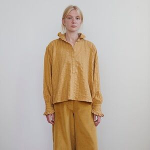 Cawley Studio cotton stripe lydbrook blouse S